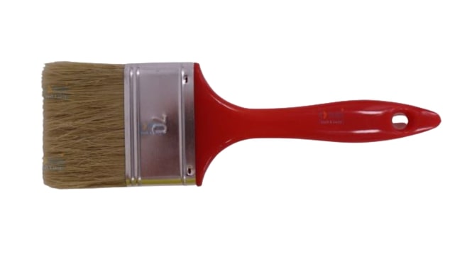 Pensula plata pt vopsit, 70 mm, maner rosu