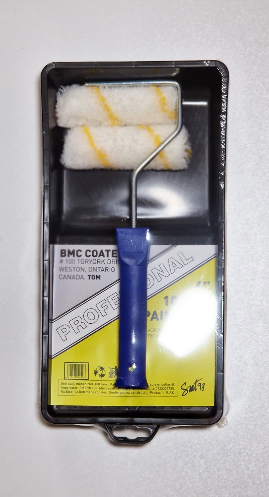 Set 2 trafaleti cu tava, poliacril, 10 cm