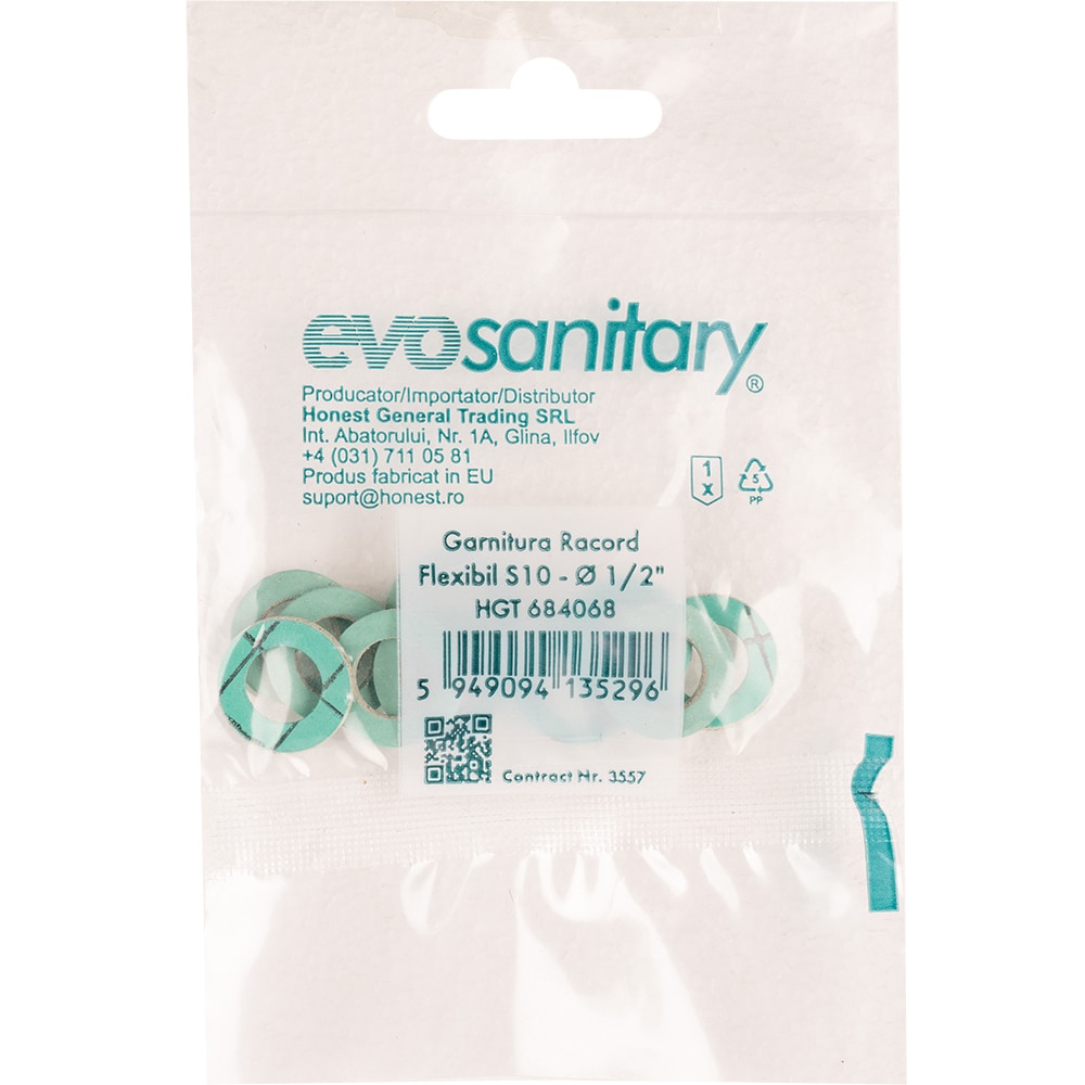 Garnitura racord flexibil, racord 1/2, set 10 bucati