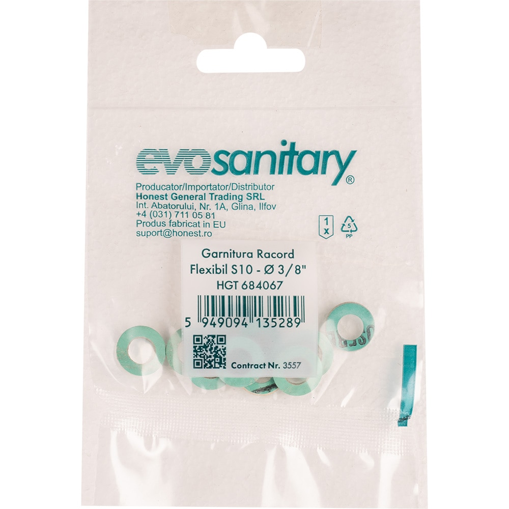 Garnitura racord flexibil, racord 3/8, set 10 bucati