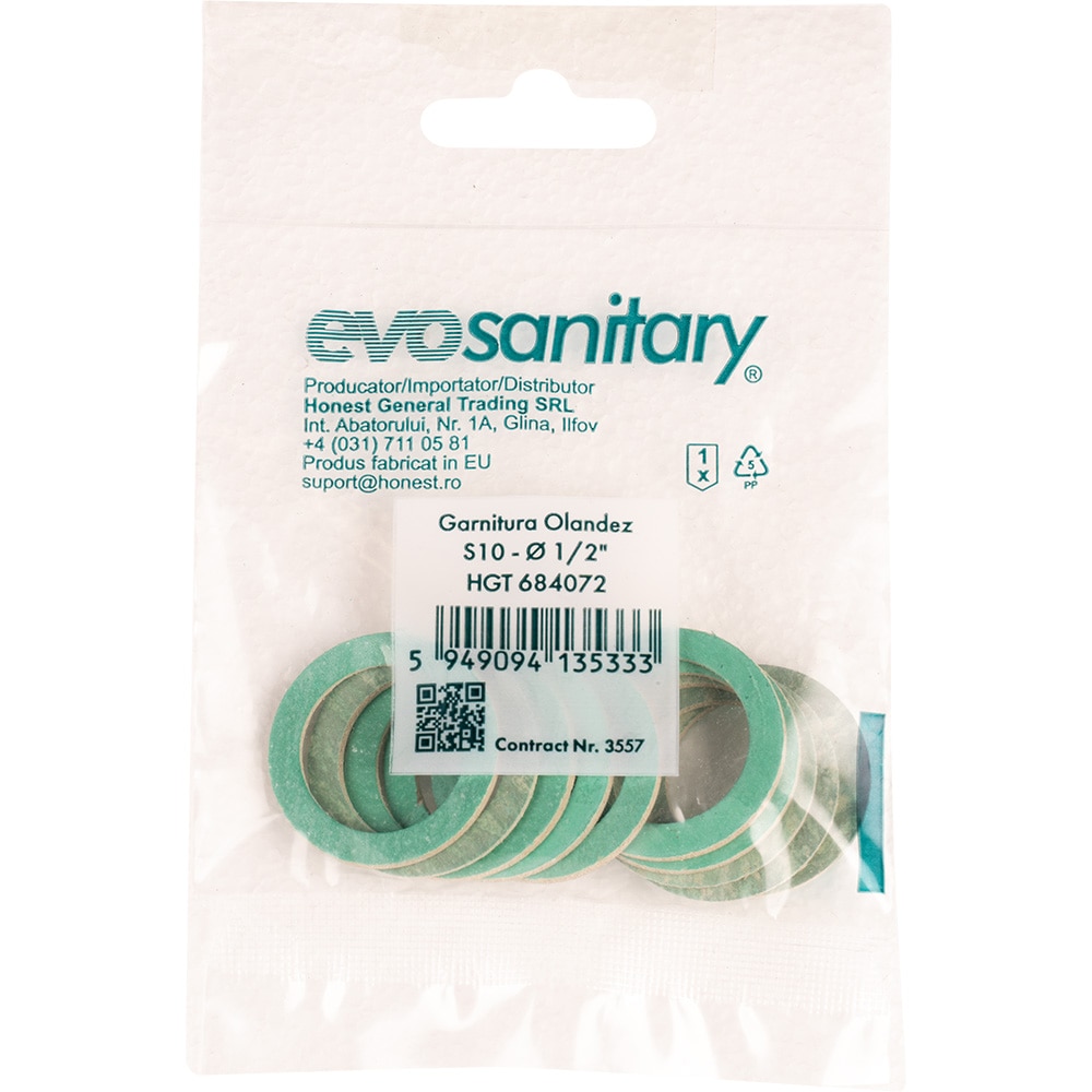 Garnitura olandez, racord 1/2, set 10 bucati