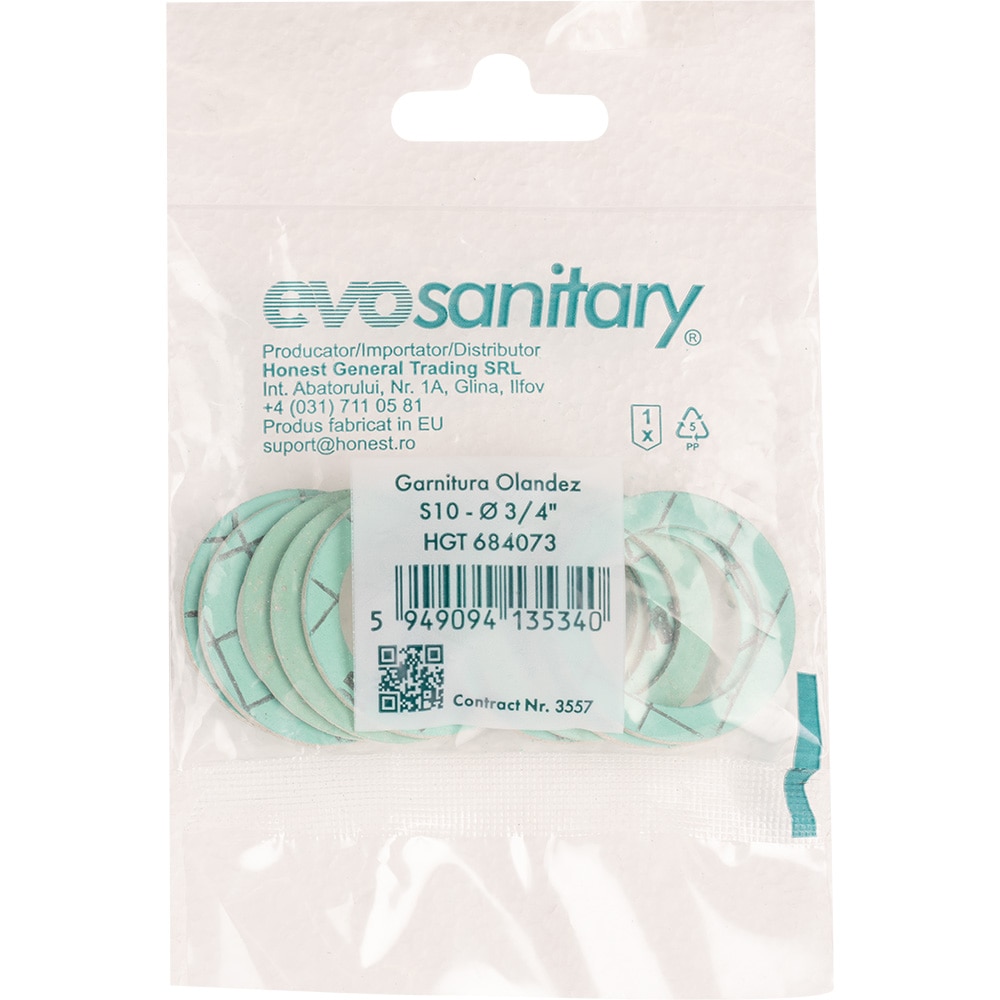 Garnitura olandez, racord 3/4, set 10 bucati