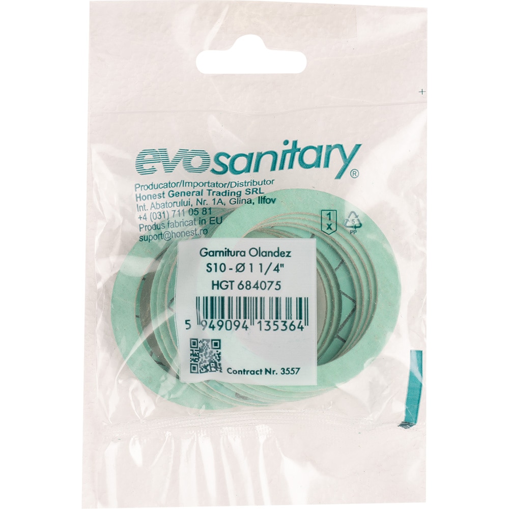 Garnitura olandez, racord 1 - 1/4, set 10 bucati