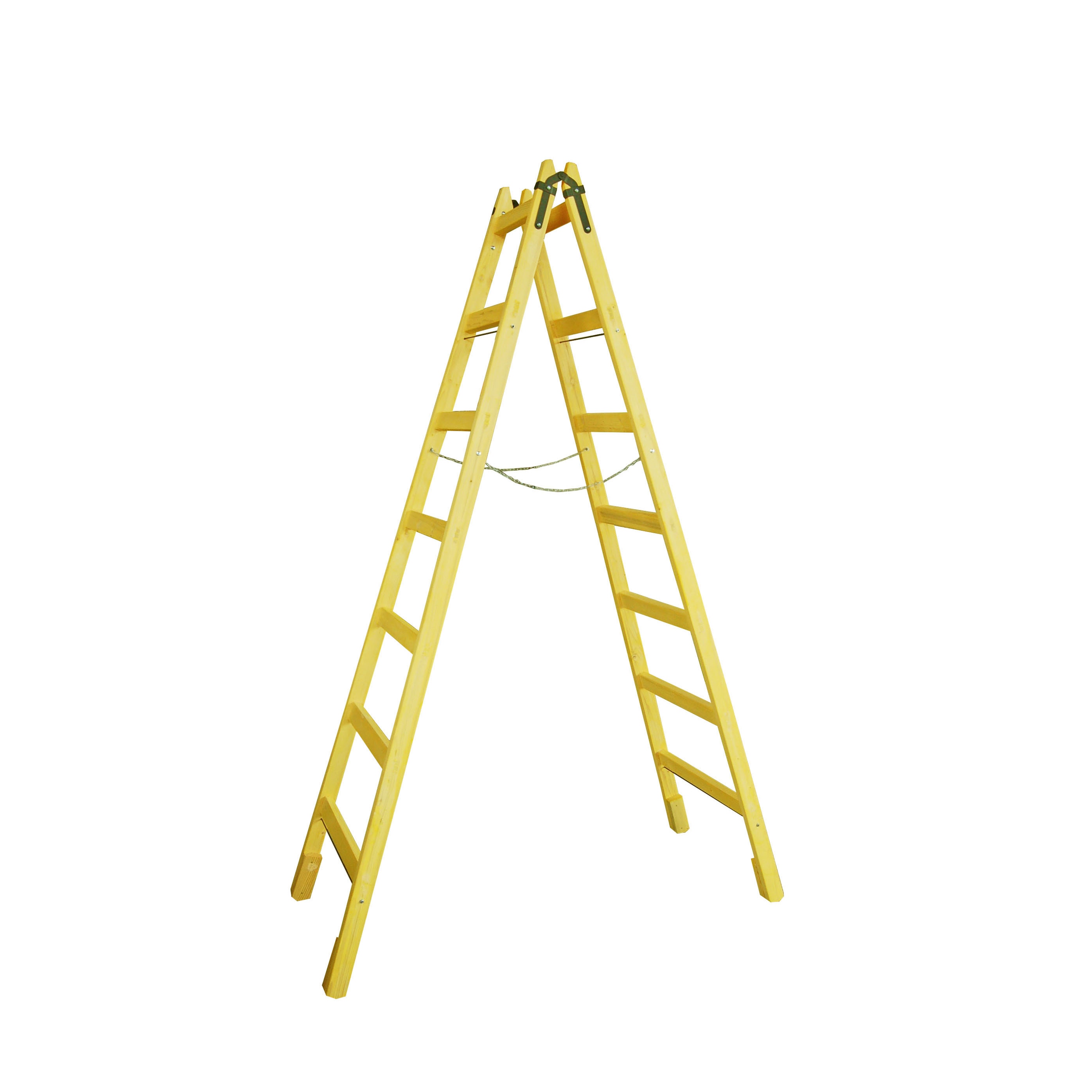 Scara lemn, 2 x 7 trepte