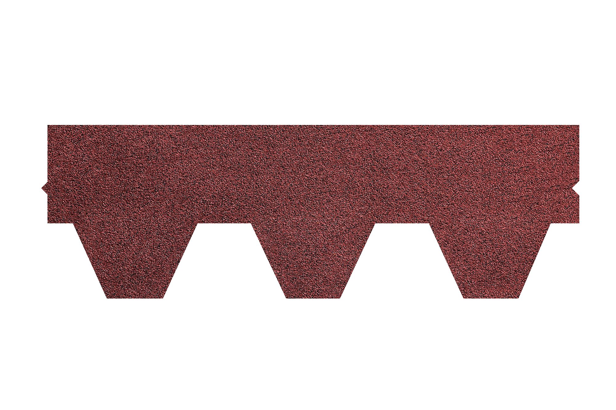 Sindrila bituminoasa, hexagonala, rosu, 3 mp/pachetGutta