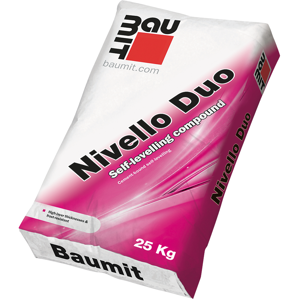 Sapa autonivelanta BAUMIT Nivello Duo, 25 Kg