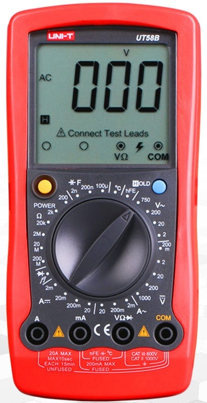 Multimetru digital, 7 functii • UNI-T UT58B