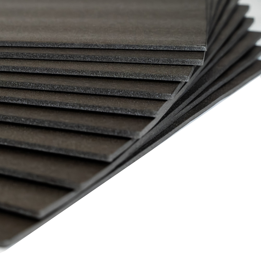 Izolator parchet, polistiren extrudat, grosime 6 mm, 50 x 100 cm, negru