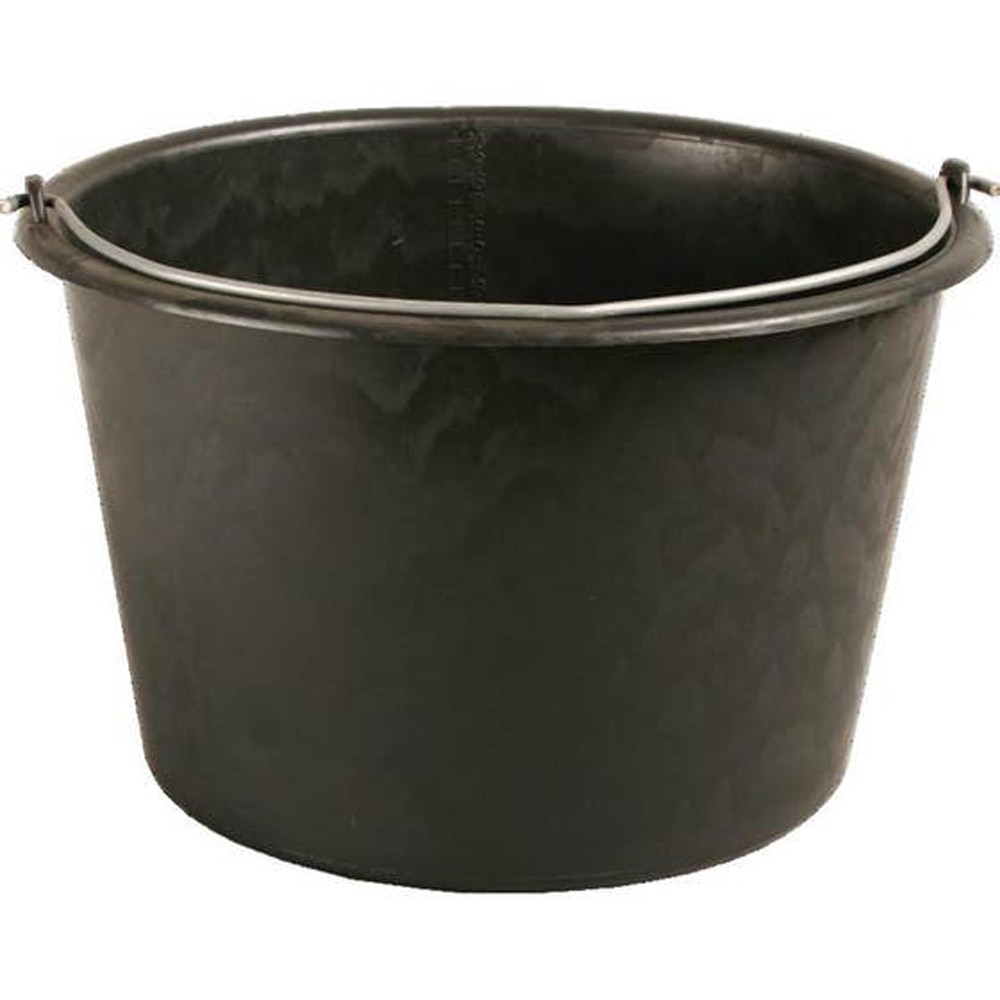 Galeata pentru mortar, capacitate 20 l, gri inchis