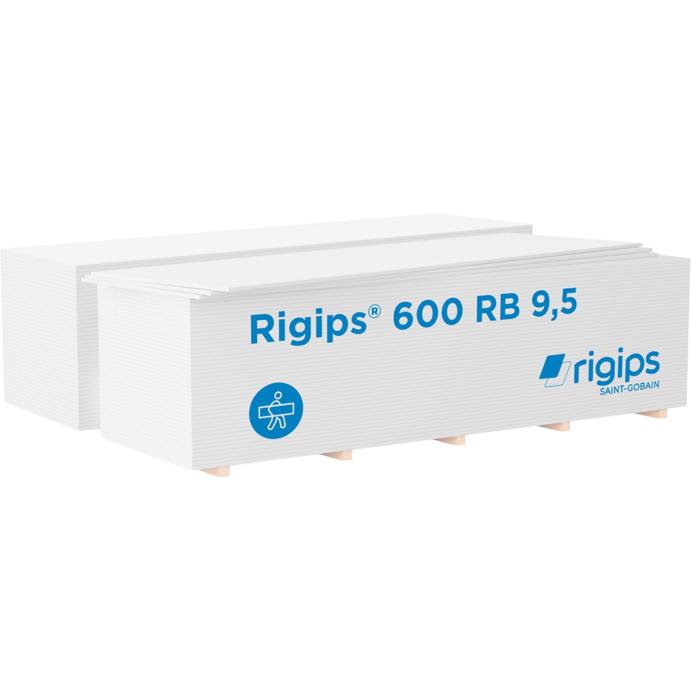Placa gips carton Rigip RB, standard, 9.5 x 600 x 2000 mm