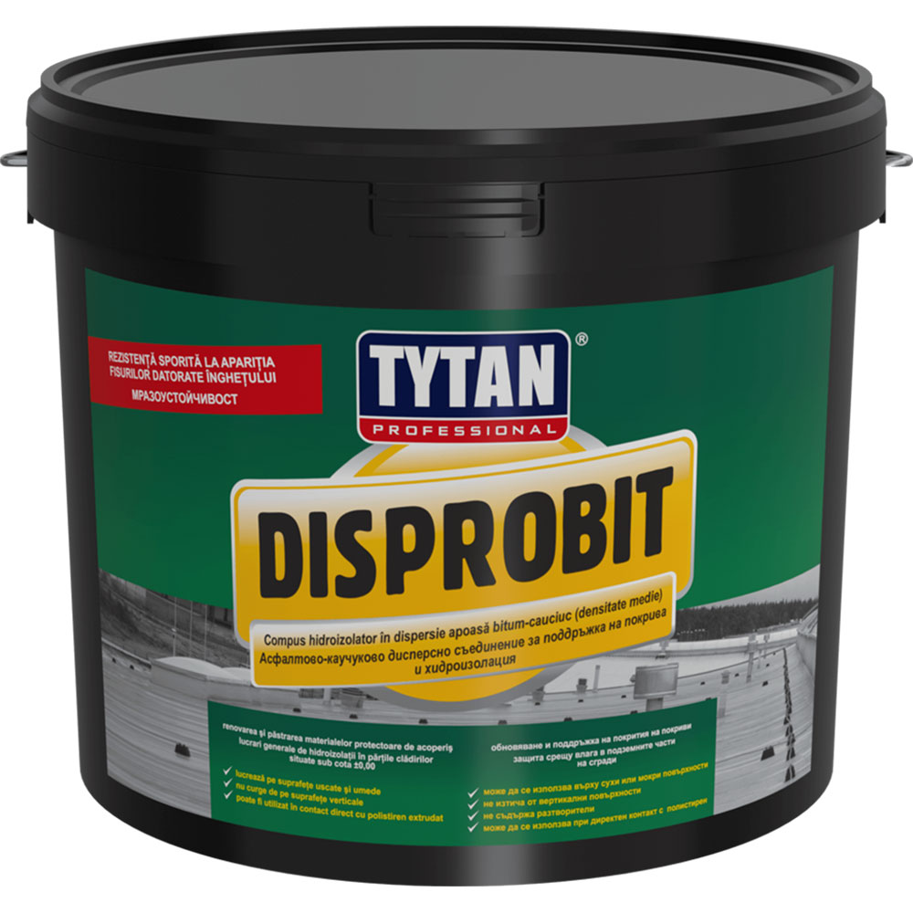 Compus bituminos disprobit TYTAN PROFESSIONAL, negru, 10 kg