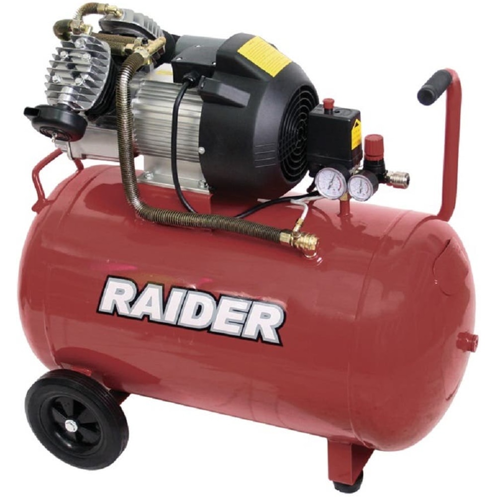Compresor aer RAIDER, cu ulei, 100 litri, 3 CP, 8 bar
