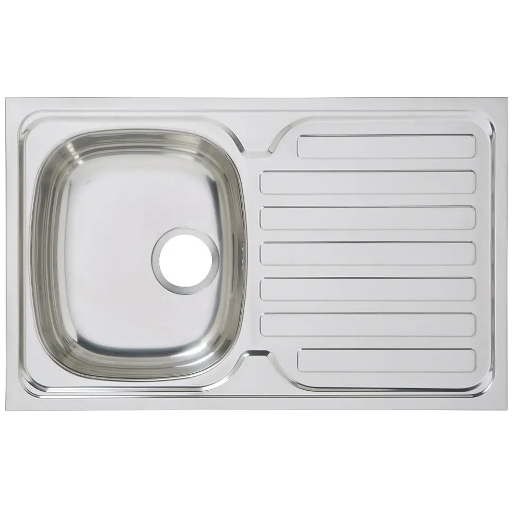 Chiuveta bucatarie COOKE & LEWIS Apgar, 1 cuva, picurator reversibil, inox, finisaj lucios