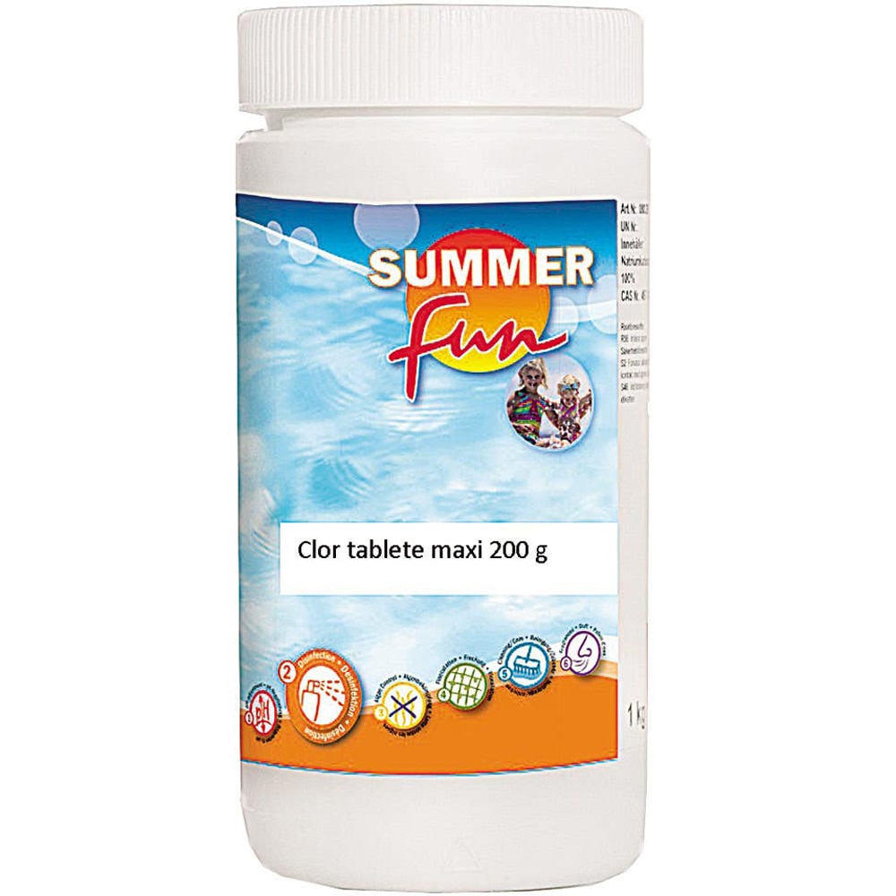Tratament piscina Clor maxi tablete Summer fun, 3 kg