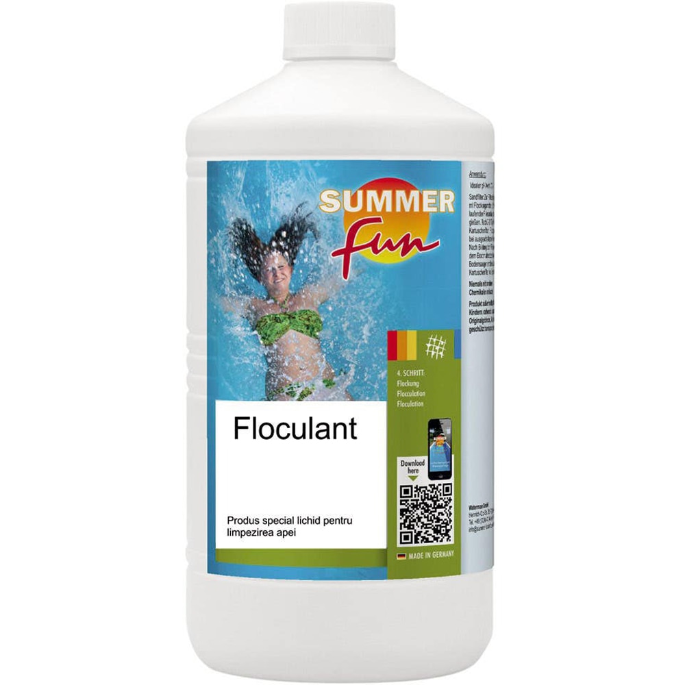 Tratament foculant piscina Summer fun, 1l