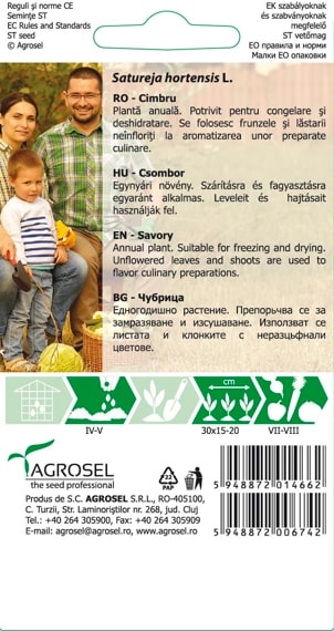 Seminte cimbru  Agrosel