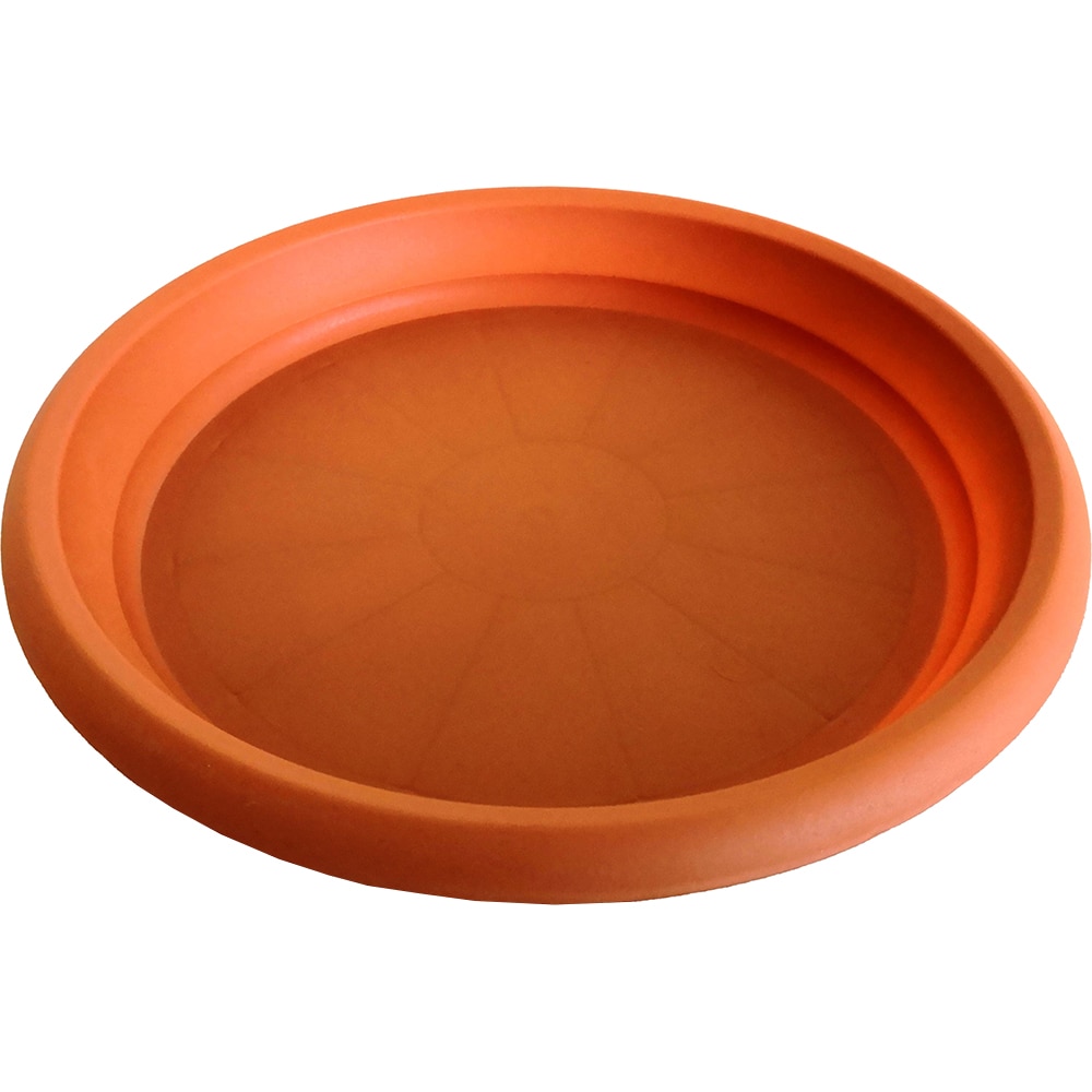 Farfurie ghiveci rotunda DIANA, plastic, 27 cm, maro