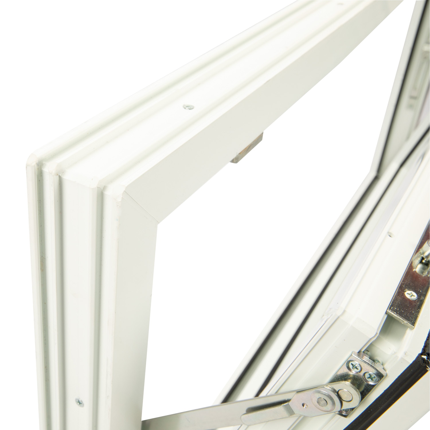 Fereastra termopan PVC, geam Clar + Low-E, alb, 4 camere, 76 x 56 cm, simpla deschidere, batanta Extruplast