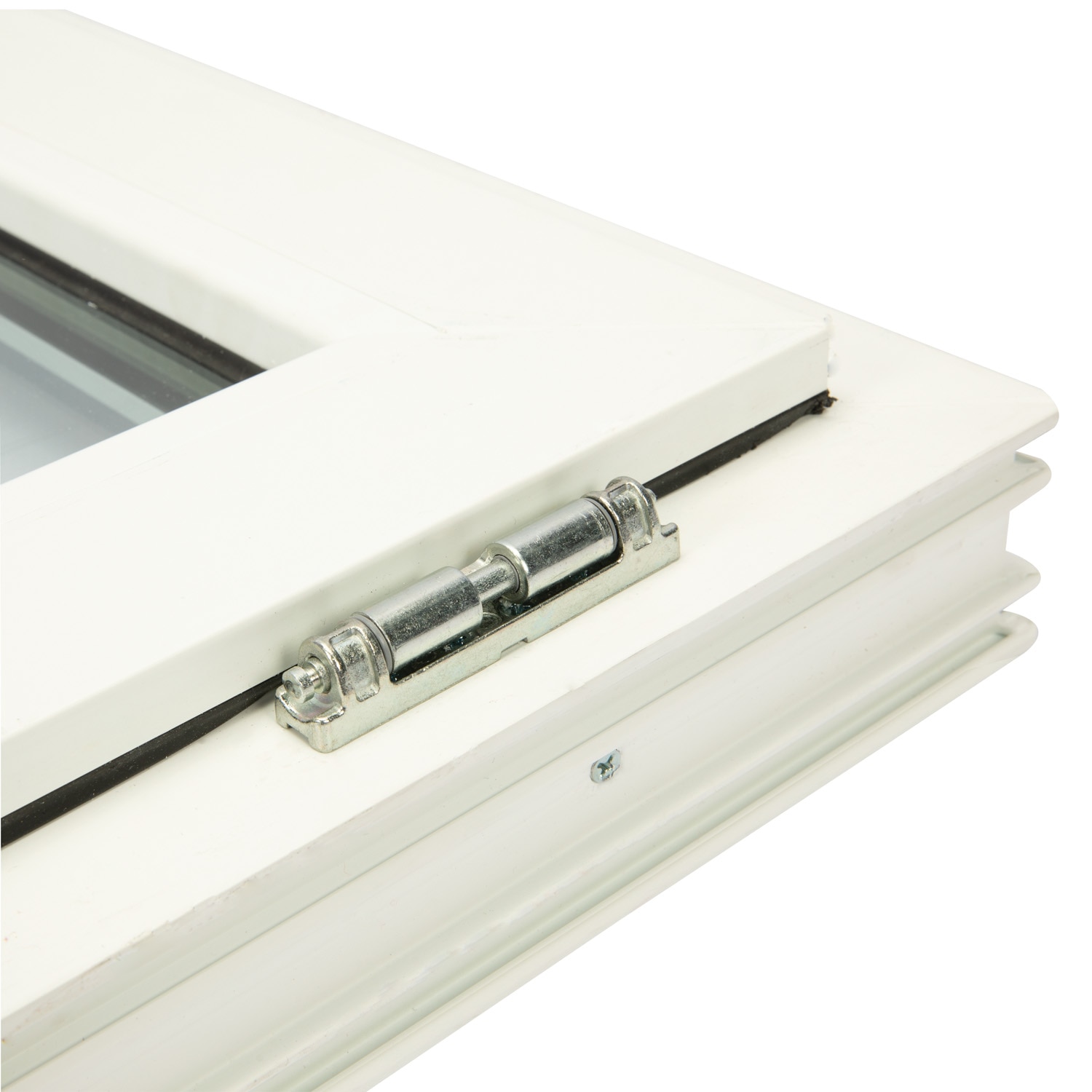 Fereastra termopan PVC, geam Clar + Low-E, alb, 4 camere, 76 x 56 cm, simpla deschidere, batanta Extruplast