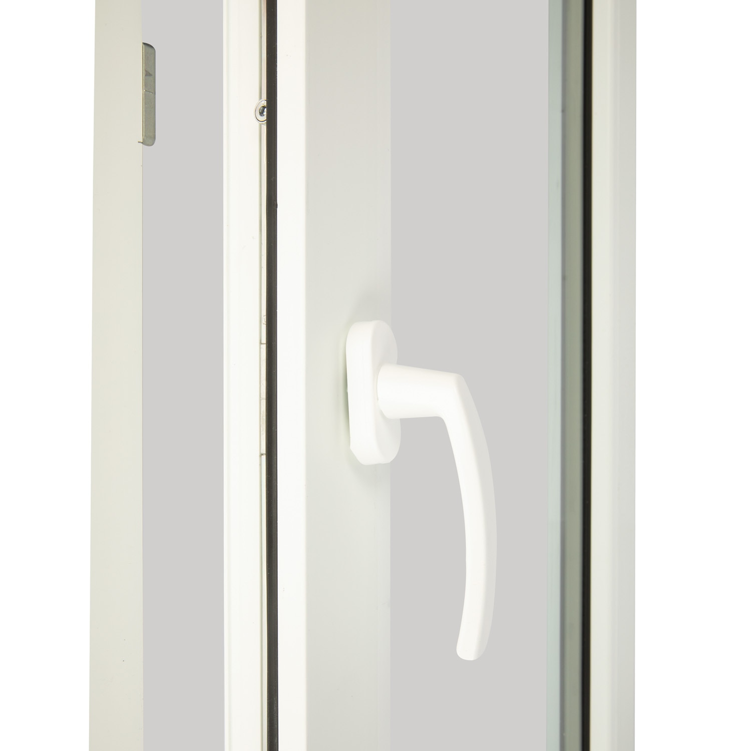 Fereastra termopan PVC, geam Clar + Low-E, alb, 4 camere, 76 x 56 cm, simpla deschidere, batanta Extruplast