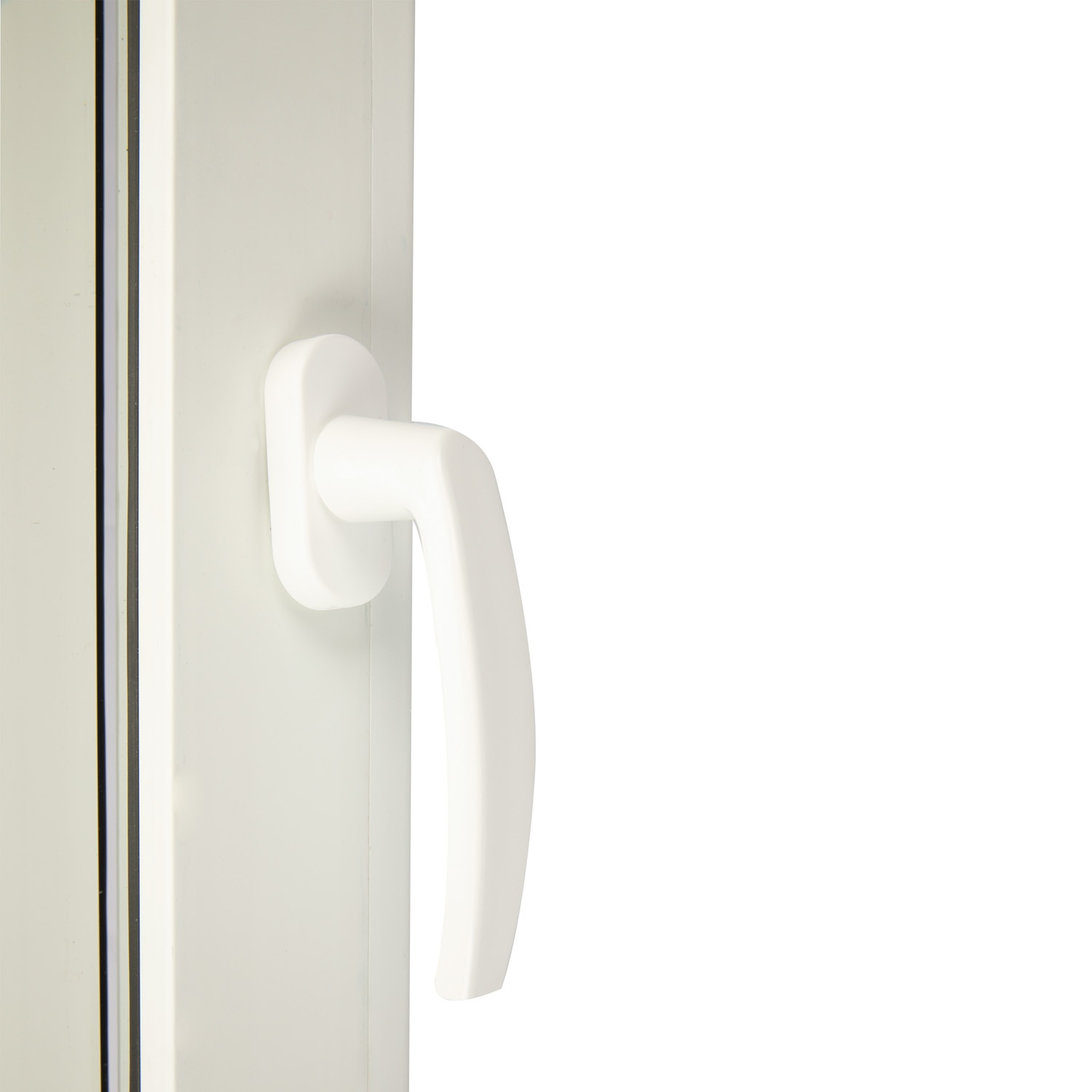 Fereastra termopan PVC, geam Clar + Low-E, alb, 4 camere, 96 x 56 cm, simpla deschidere, batanta  Extruplast