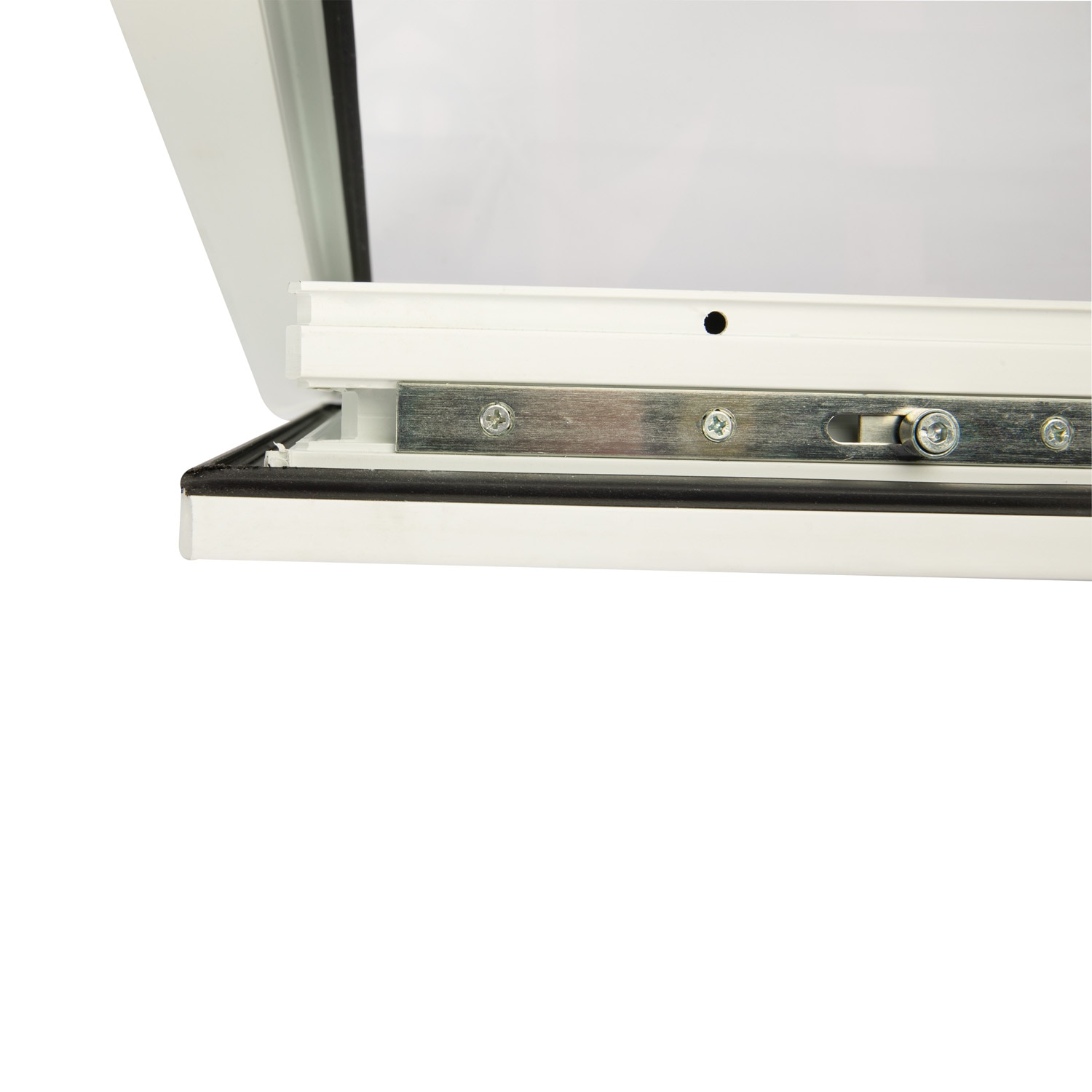 Fereastra termopan PVC, geam Clar + Low-E, alb, 4 camere, 96 x 56 cm, simpla deschidere, batanta  Extruplast