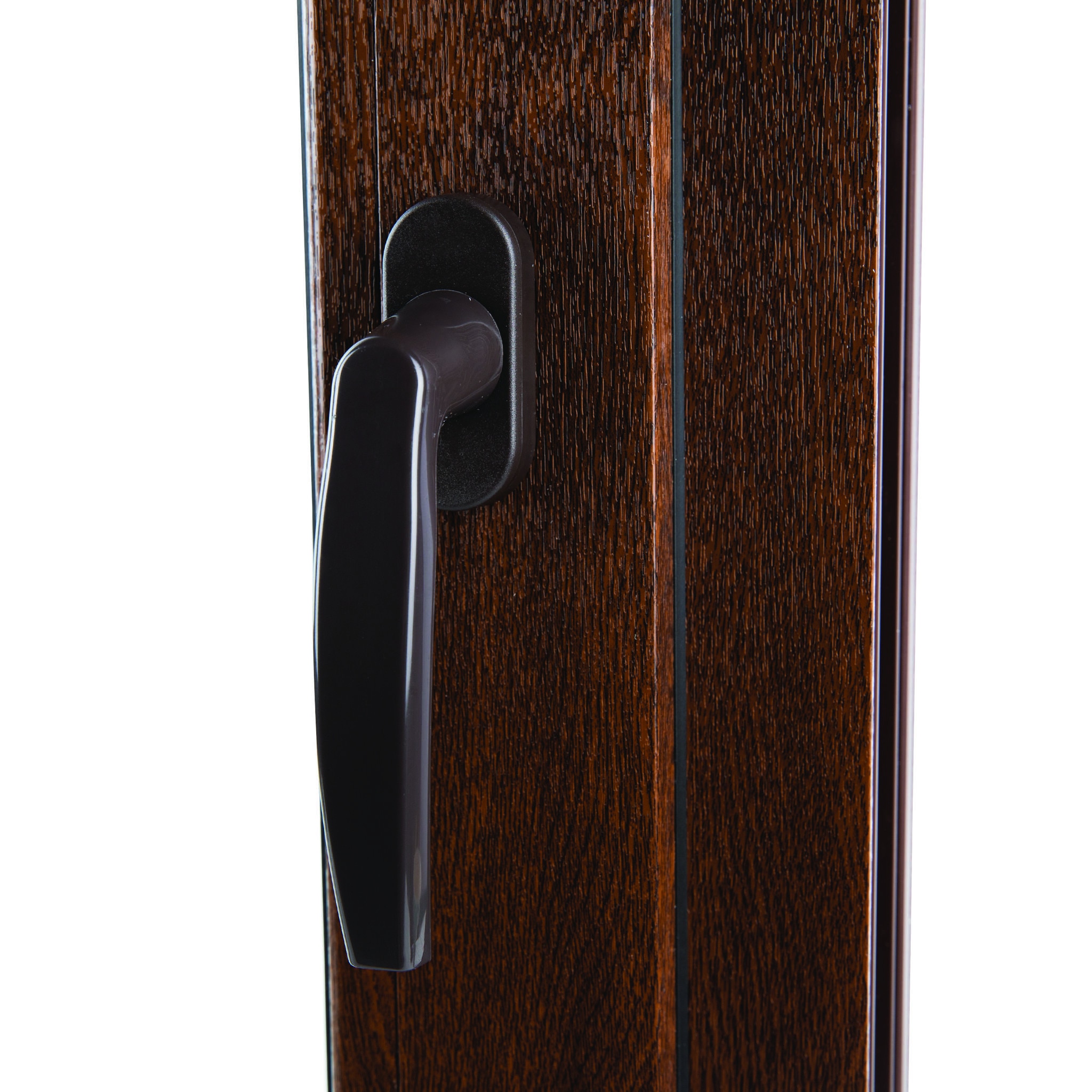 Fereastra termopan PVC, geam Clar + Low-E, nuc, 6 camere, 76 x 56 cm, simpla deschidere, oscilanta  Extruplast