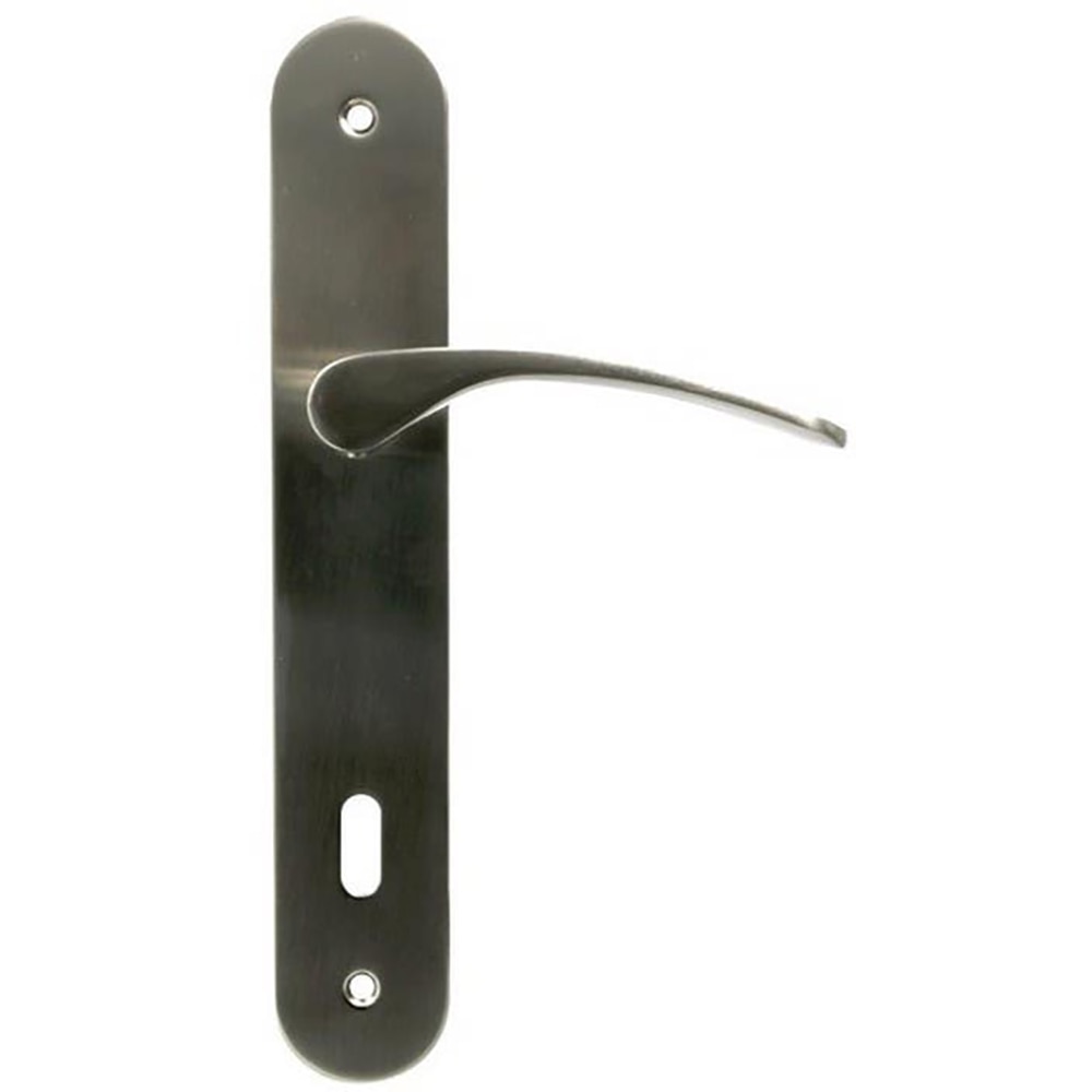 Maner usa cu sild COLOURS, aliaj de zinc, argintiu