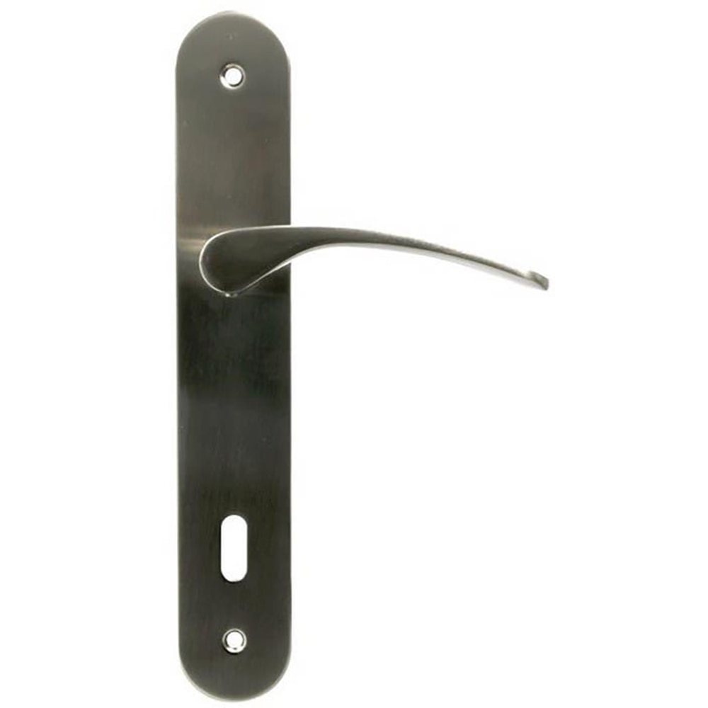 Maner usa cu sild COLOURS, aliaj de zinc, argintiu