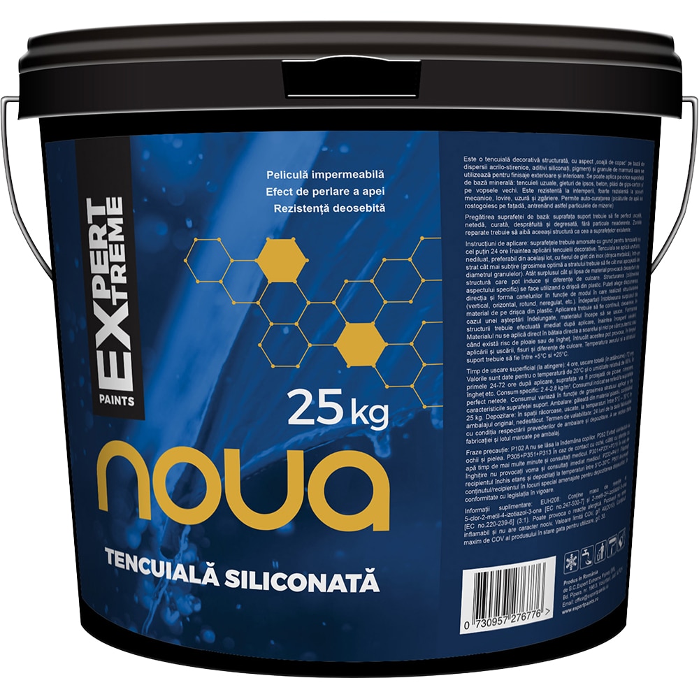 Tencuiala siliconica NOUA, caramiziu, 25 Kg