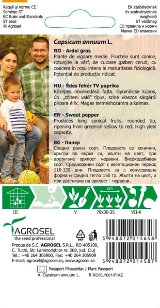 Seminte ardei  Agrosel