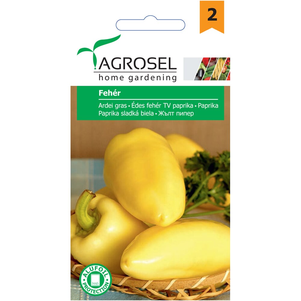 Seminte de legume Ardei gras AGROSEL, 1 plic