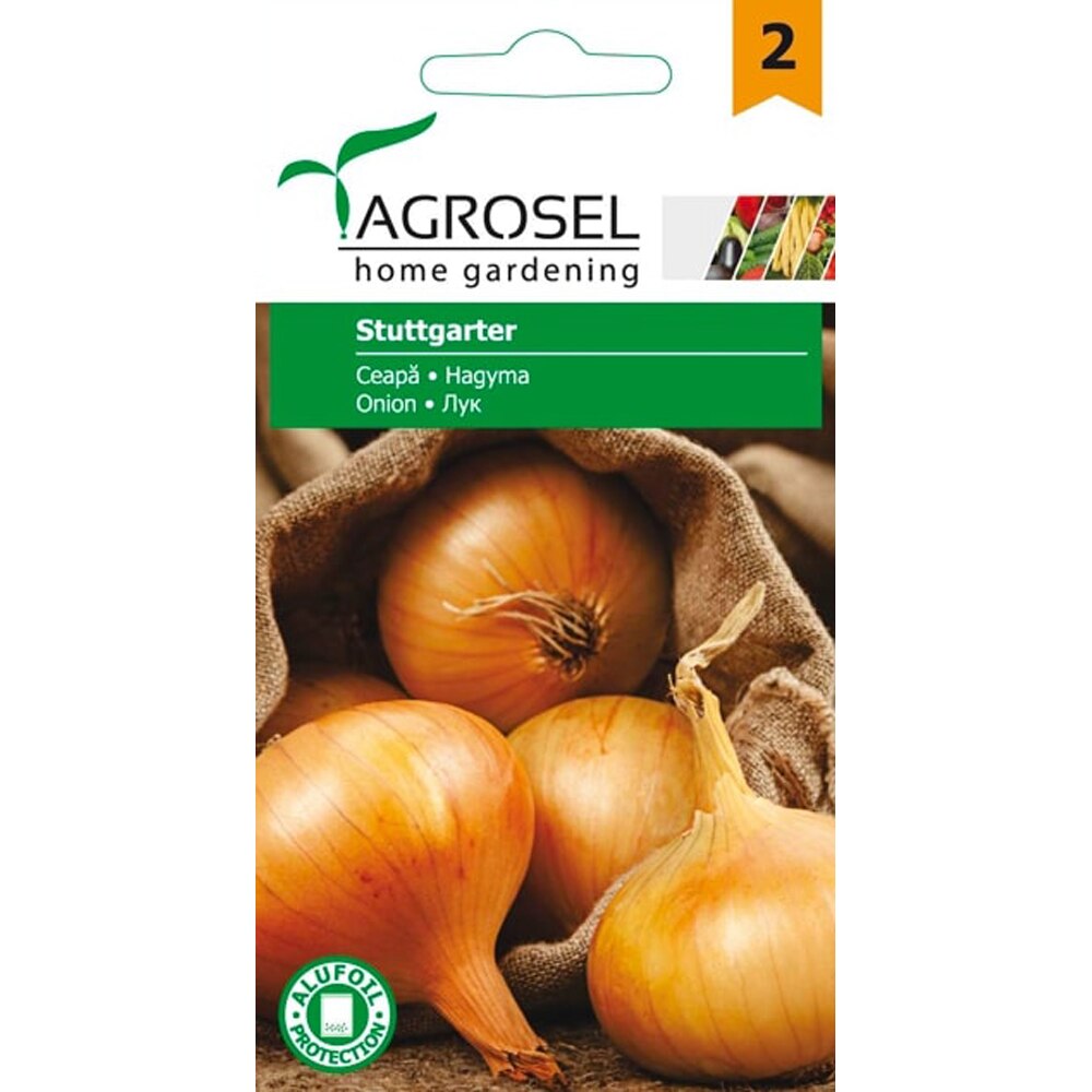 Seminte de legume Ceapa Stuttgarter AGROSEL, 1 plic
