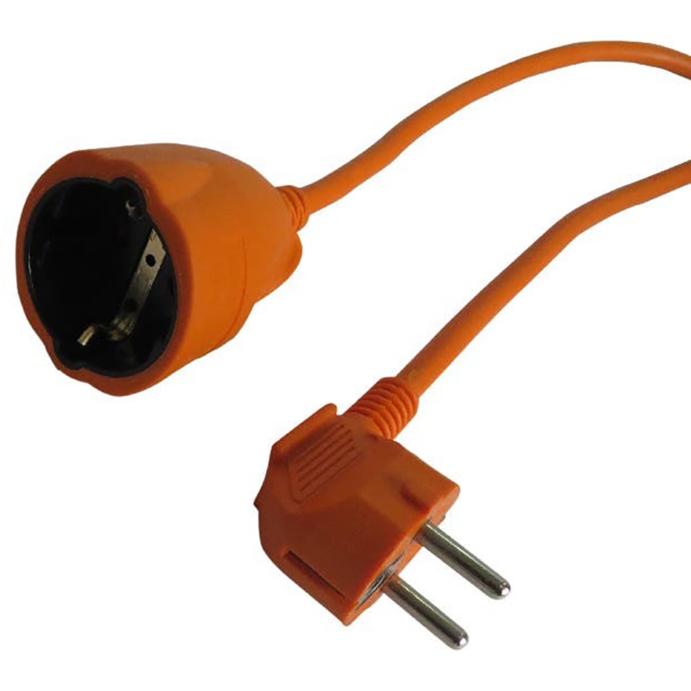 Prelungitor 1 priza Schuko, 15 m, 1.5 mm, portocaliu