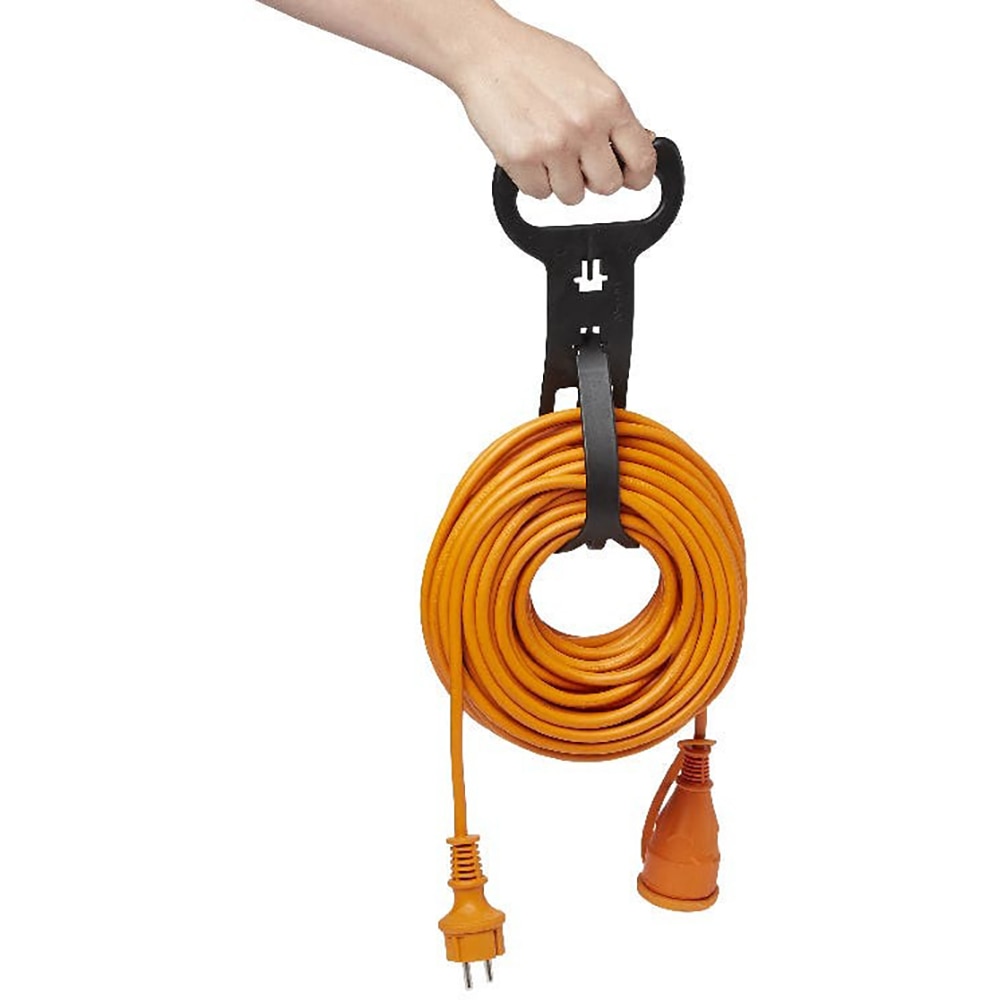 Cablu prelungitor DIALL H05VV-F, 1 priza Schuko, 20 m, 1.5 mm, portocaliu