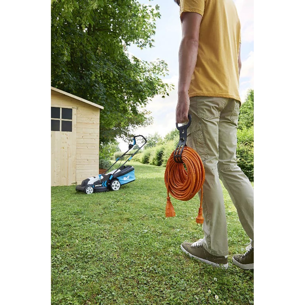 Cablu prelungitor DIALL H05VV-F, 1 priza Schuko, 20 m, 1.5 mm, portocaliu