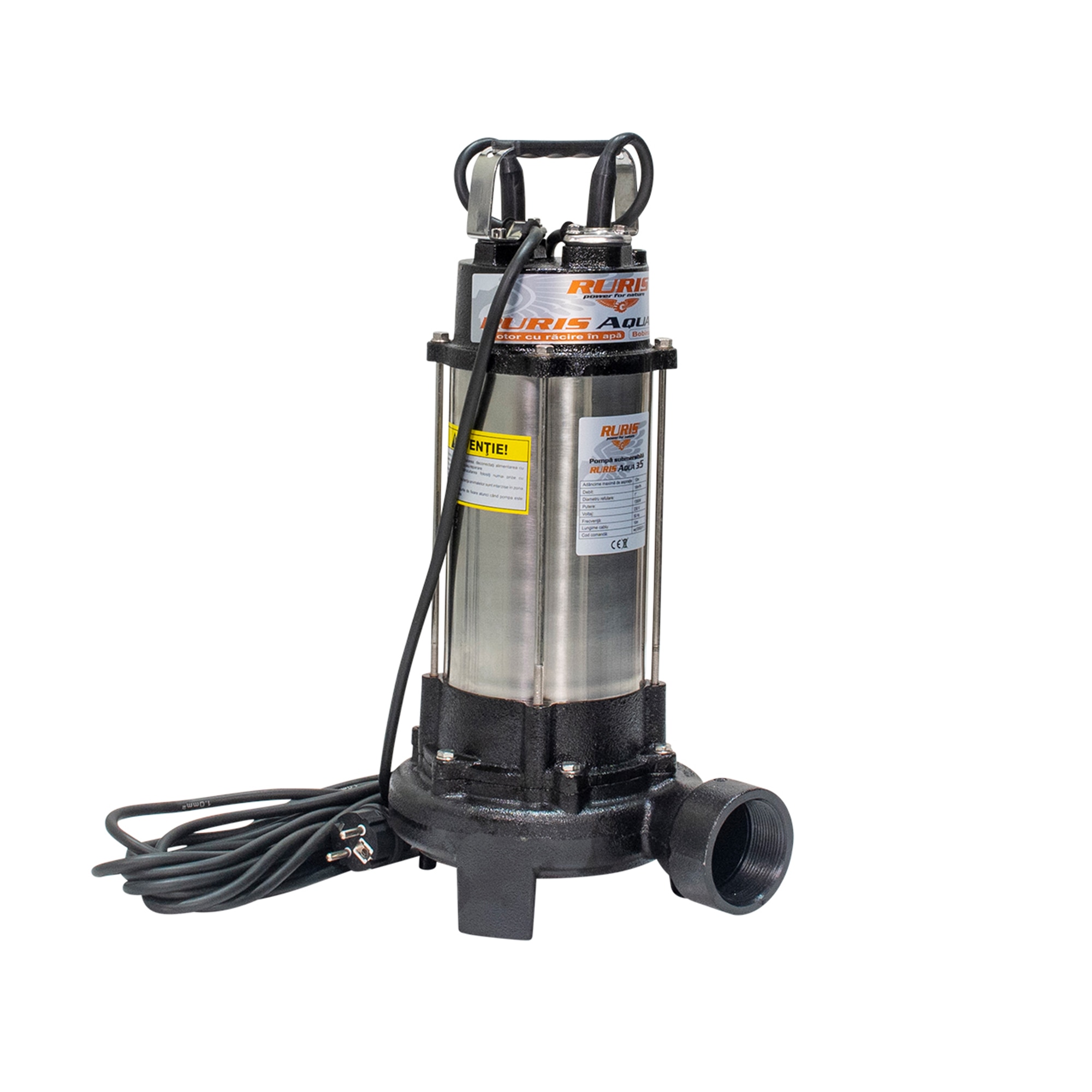 Pompa submersibila apa murdara Ruris Aqua 35, 18000l/h, 1300W