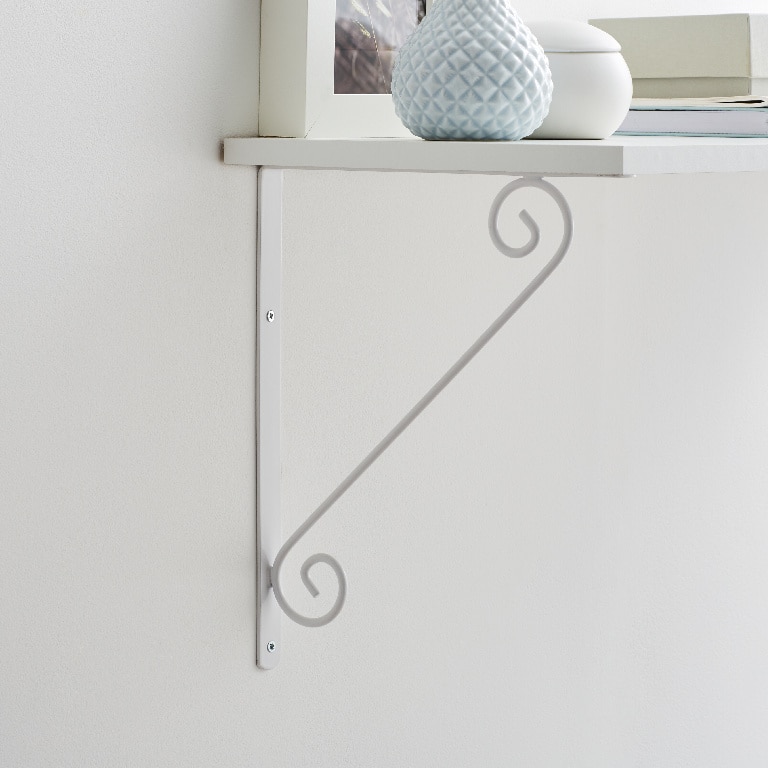 Consola Raft, 150 x 200 mm, Otel, Alb  Form