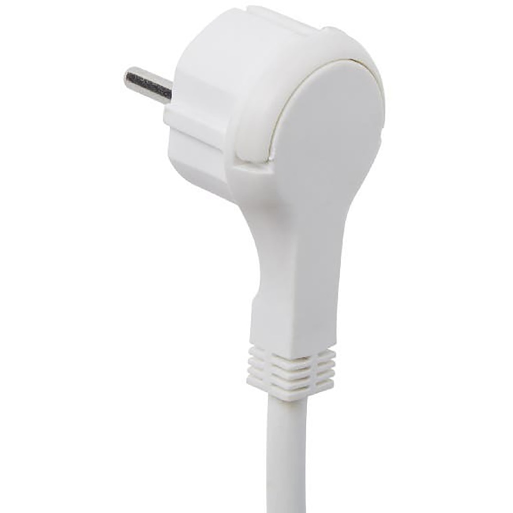 Prelungitor JACOBSEN, 1 priza Schuko, 3 m, 1.5 mm, alb