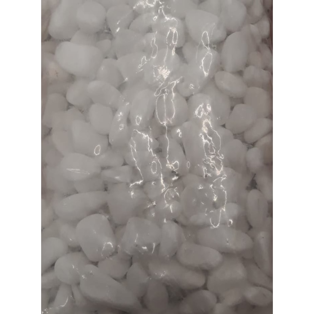 Piatra decorativa BLOOMA, 20-40 mm, 10 kg, alb