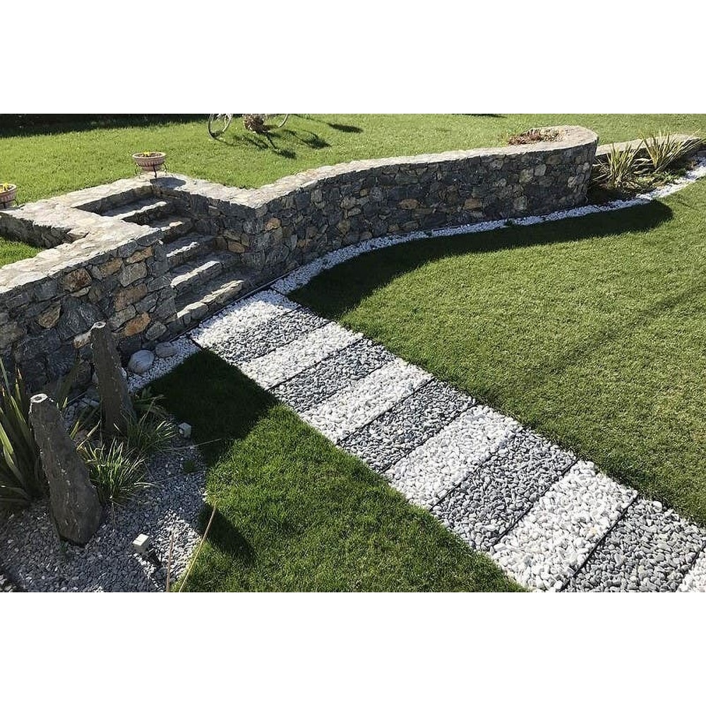 Piatra decorativa BLOOMA, 20-40 mm, 10 kg, alb