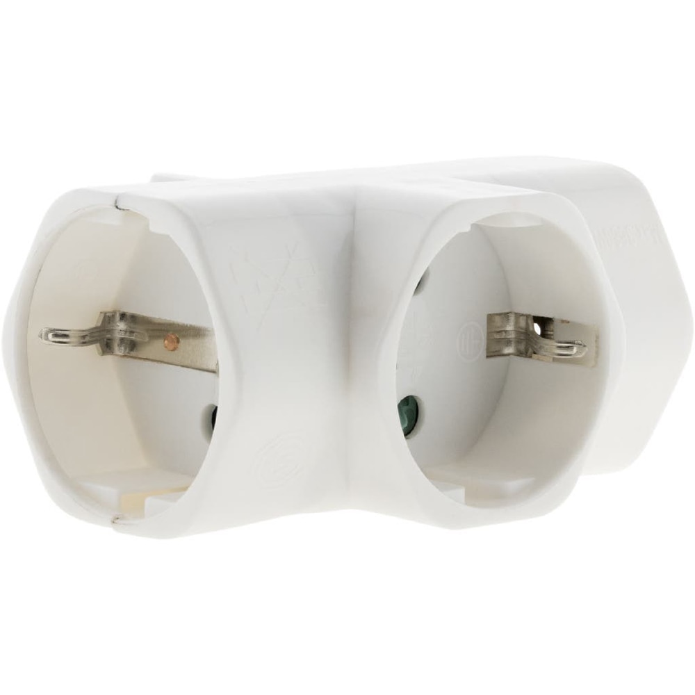 Adaptor priza OPP1, 3 prize, alb