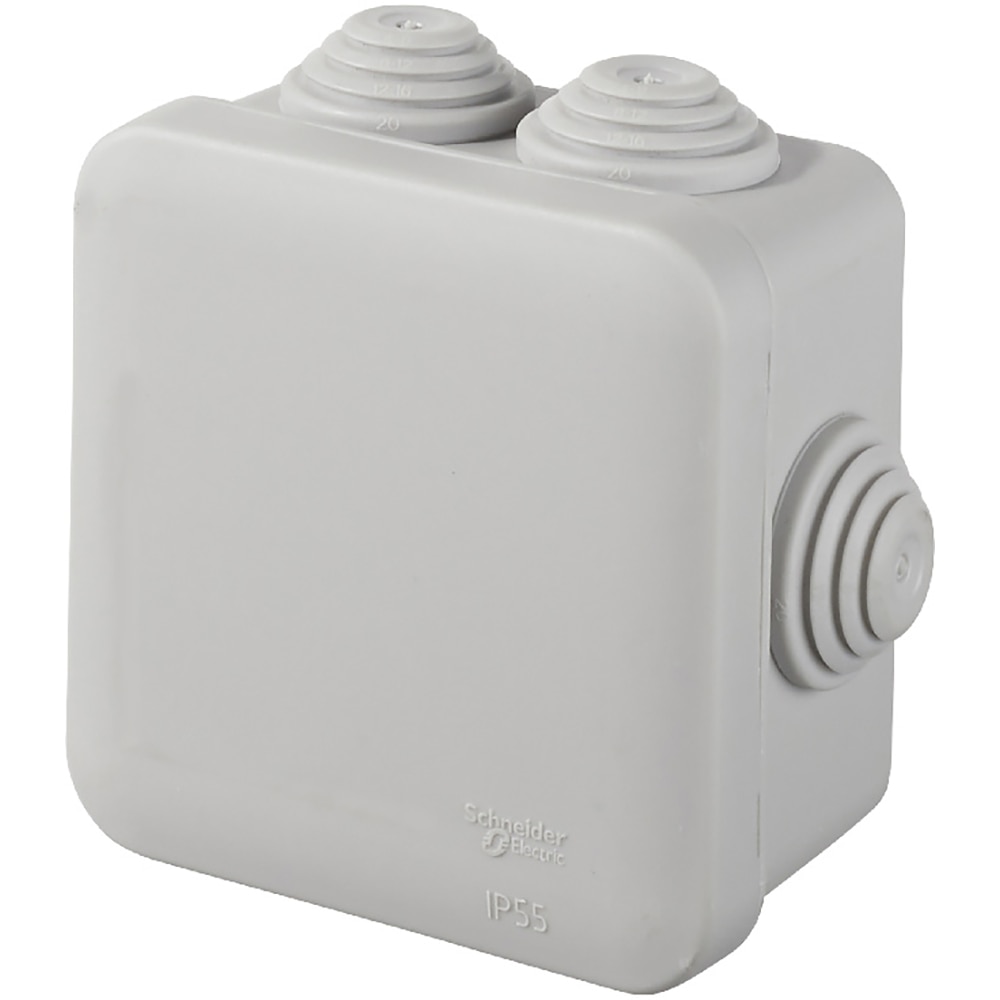 Doza derivatie SCHNEIDER ELECTRIC, aparenta, 70 x 70 x 40mm, IP55