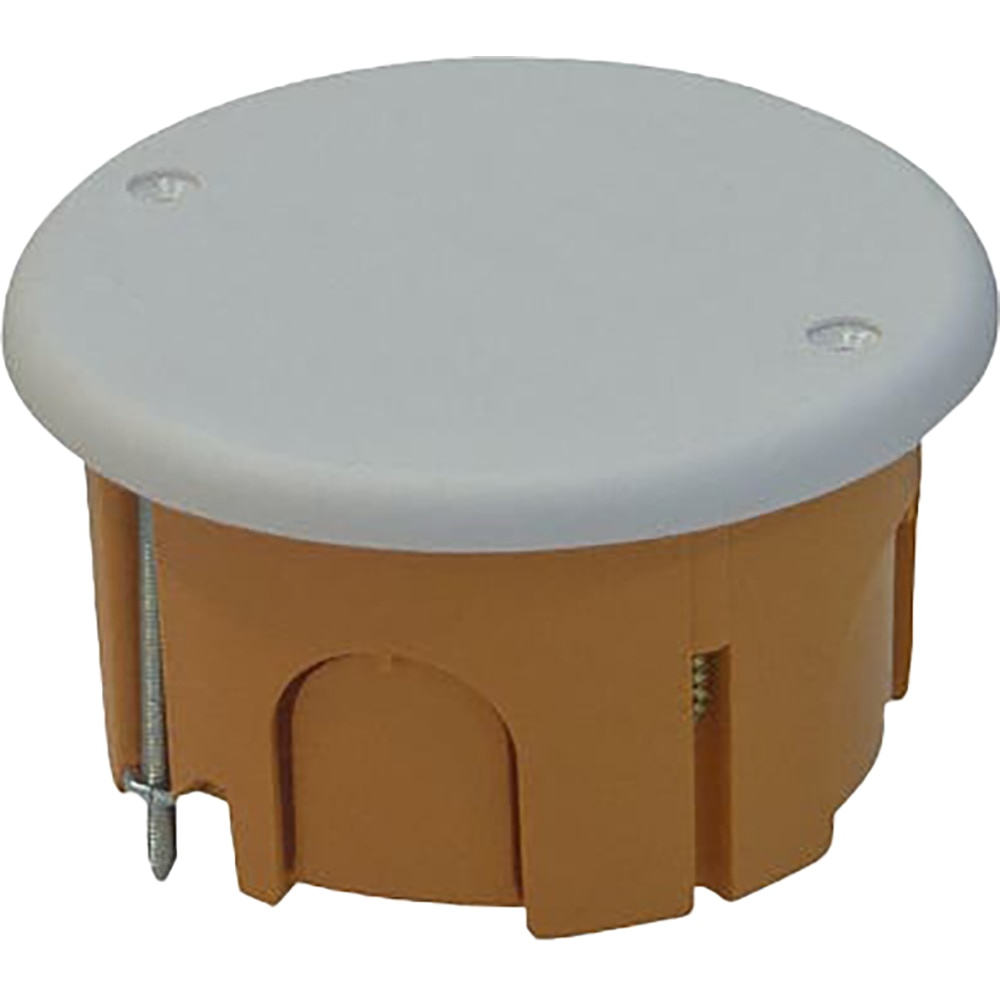 Doza DIALL, 6 x 4 x 6 cm, IP20, ABS, maro/gri