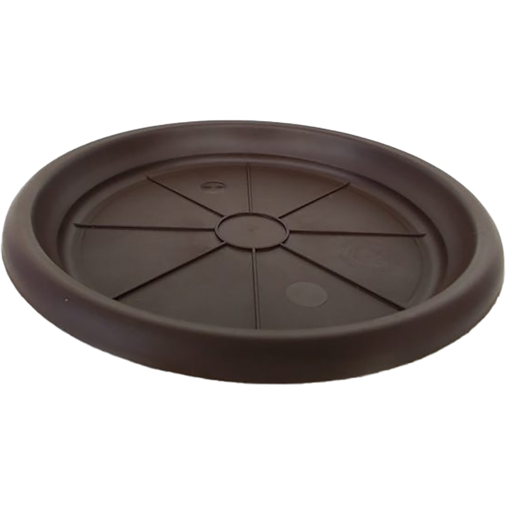 Farfurie ghiveci rotunda DALIA, plastic, 23 cm, maro