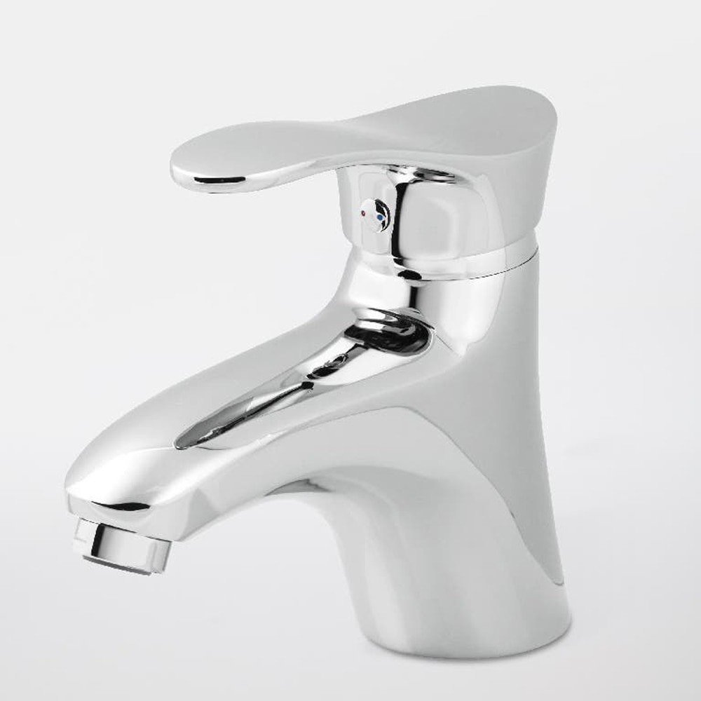 Baterie lavoar COOKE & LEWIS Sopot, metal, argintiu