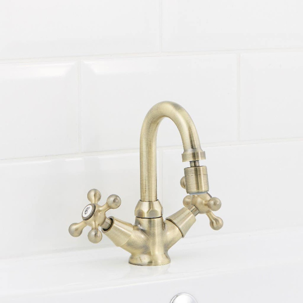 Baterie bideu COOKE & LEWIS Cercal, metal, auriu