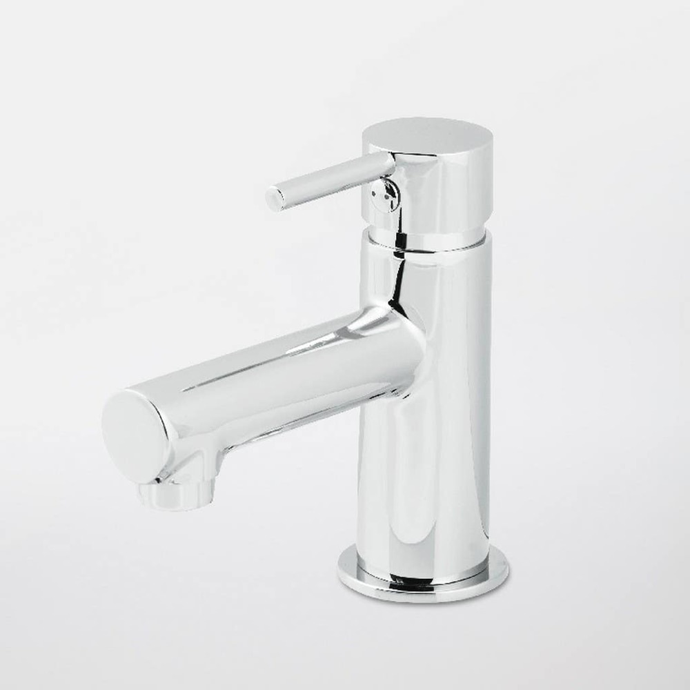 Baterie lavoar COOKE & LEWIS Lazu, inaltime 12.4 cm, alama, argintiu