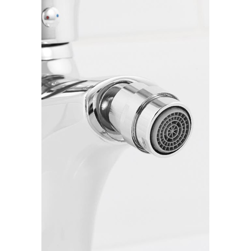 Baterie bideu COOKE & LEWIS Sopot, metal, argintiu