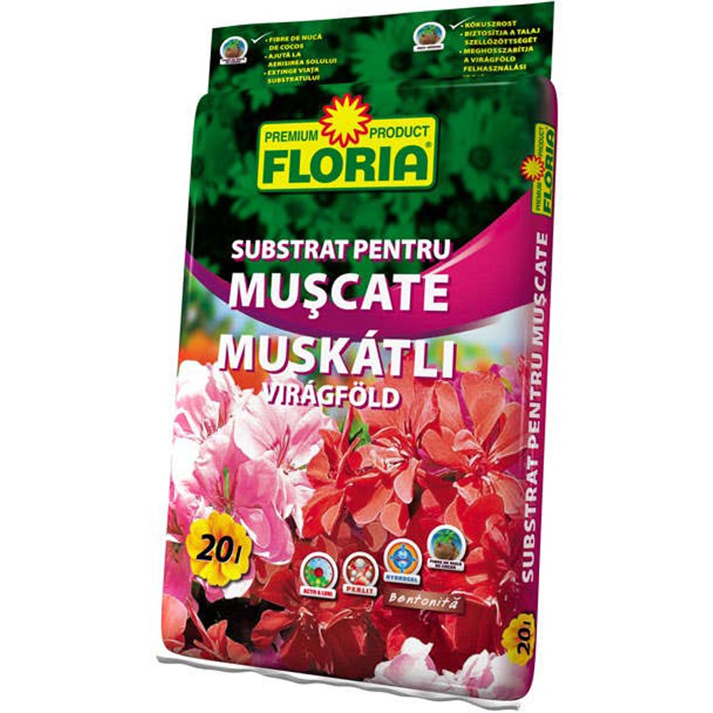Substrat pentru muscate Floria, 20 L